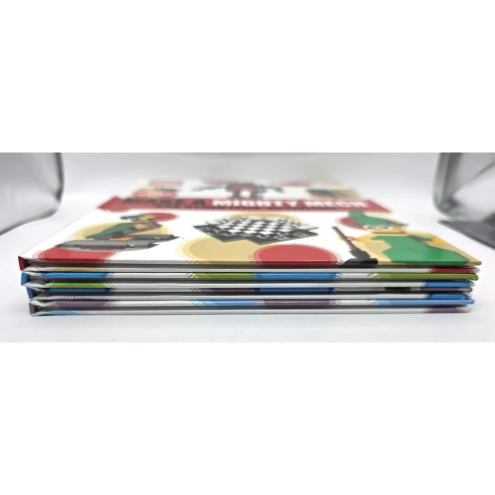 Lego Book Make a Mighty Mech & Other Lego Activities Hardcover Lot of 4 Fun Idea